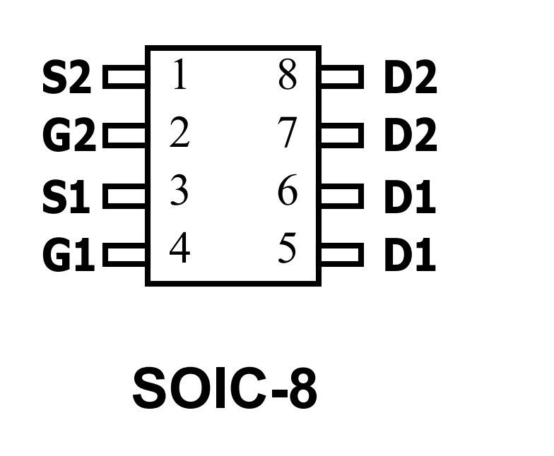 Запчасть для мобильного устройства AiTech Микросхема AO4600 NP-Channel ...