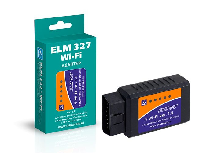 Беспроводной адаптер Elm327 Wi-Fi OBD2 V1.5 для диагностики автомобиля OBD-II по WI-FI