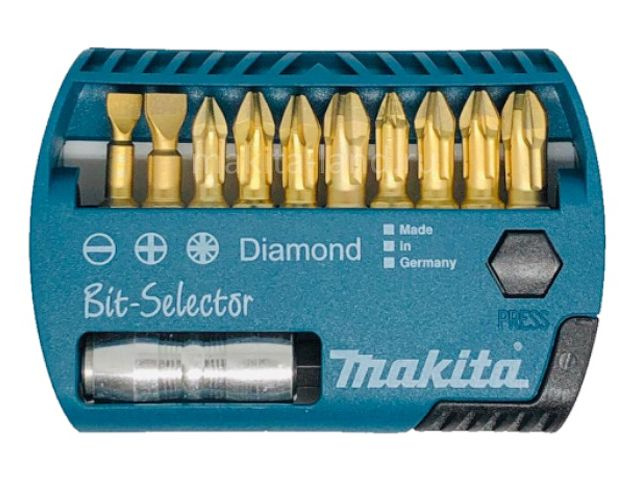 Набор алмазных бит Makita P-53746, 10 шт.+ магнитный держатель #1