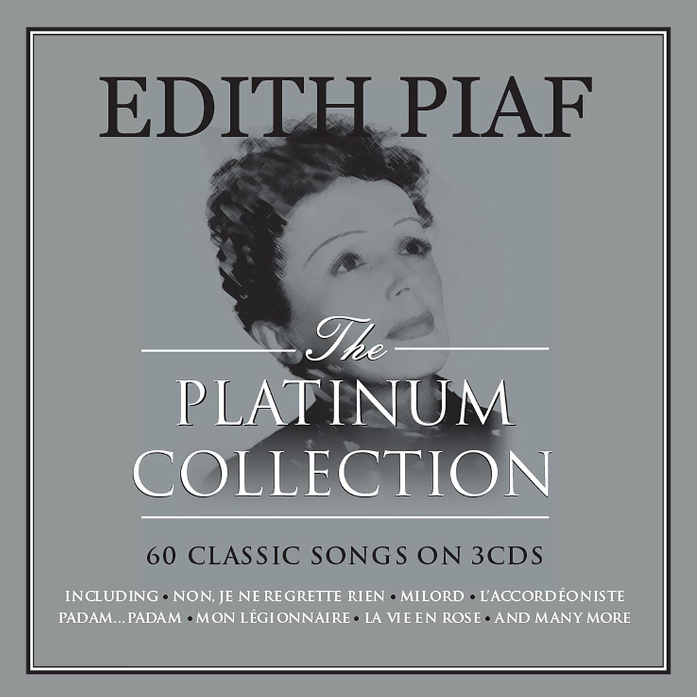 Компакт-диск Edith Piaf The Platinum Collection 60 Classic Songs (3CD) Эдит Пиаф на тройном компакт-диске #1