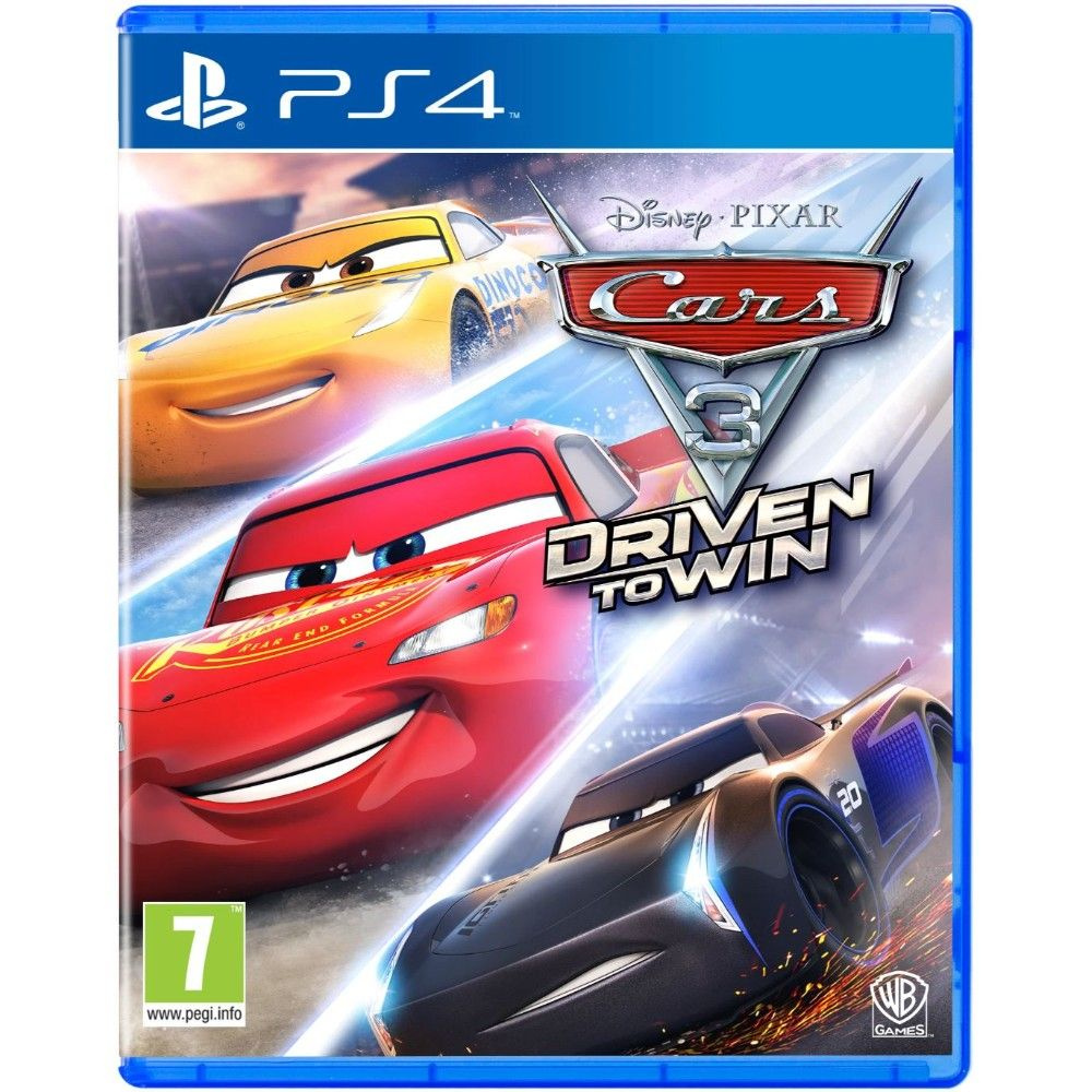 Игра Cars 3: Driven to Win PS4, русские субтитры