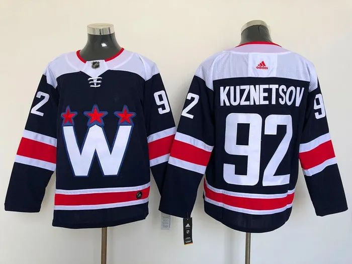 Alexander Ovechkin Black Washington Capitals jersey Александр Овечкин хоккейный костюм  #1