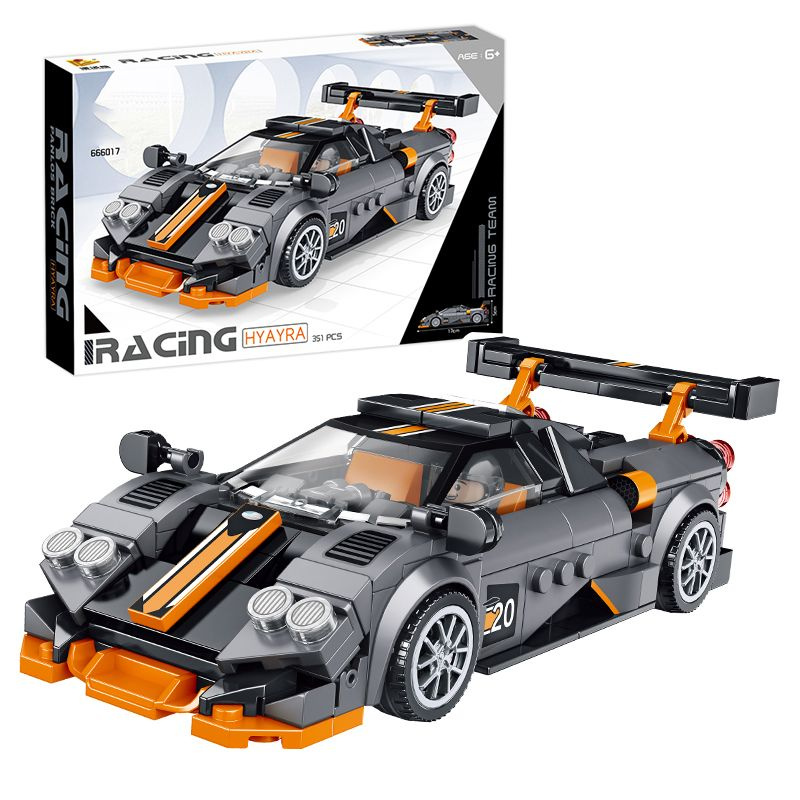 Конструктор Пагани-ХАЯРА,совместимый,351детали,6+,666017 спортивная ...