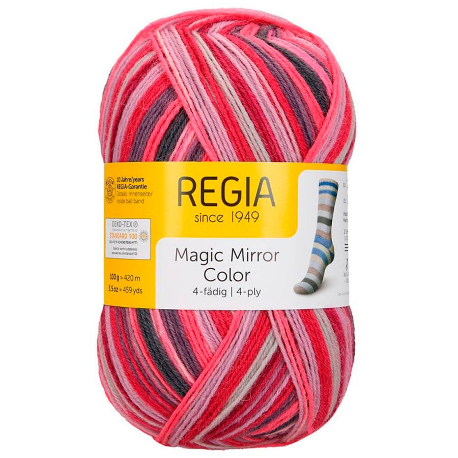 Пряжа Magic Mirror Color - 4 нитка Regia - 1 моток (100 гр, 420 м ...
