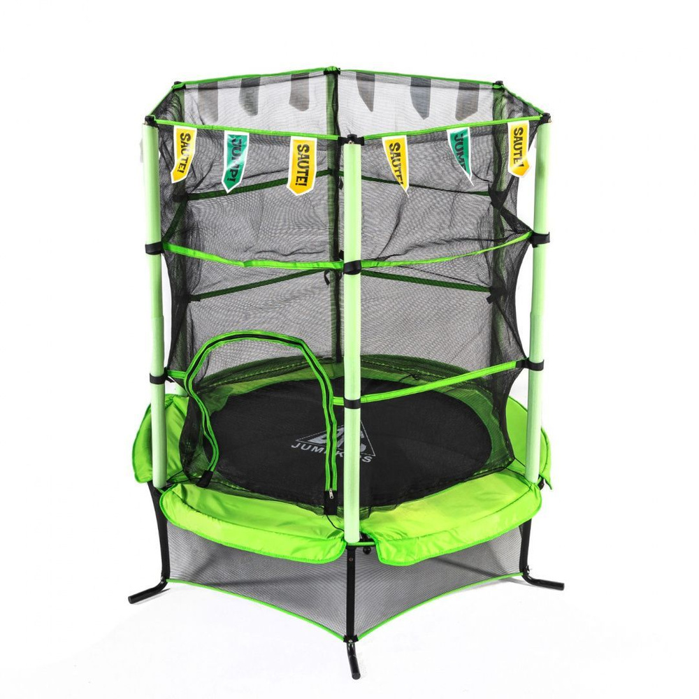 Батут DFC JUMP KIDS 55" зеленый, сетка (137см) 55INCH-JD-G #1