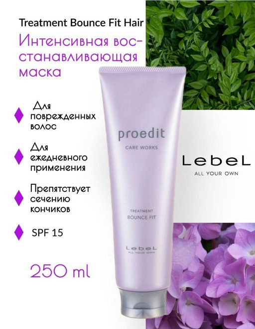 LEBEL PROEDIT HAIR TREATMENT BOUNCE FIT Маска для волос ...