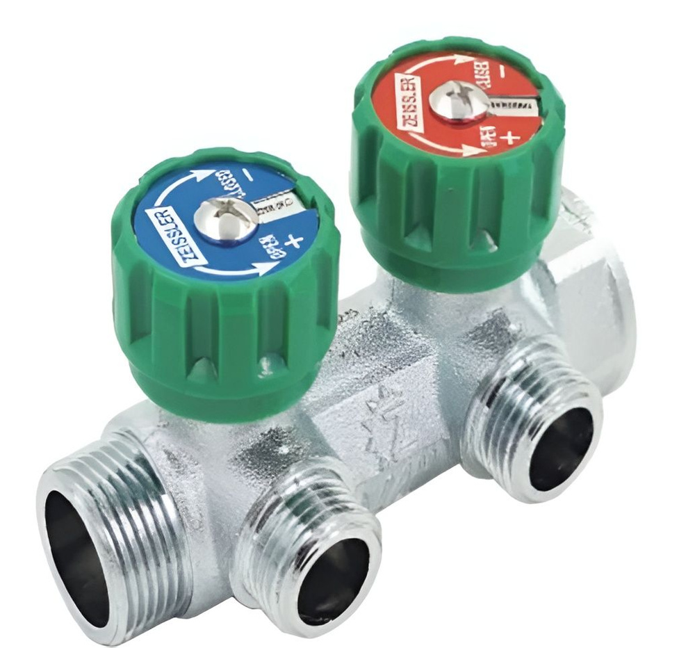 Коллектор для водоснабжения Tim - Zeissler 3/4"х1/2" на 2 выхода ...