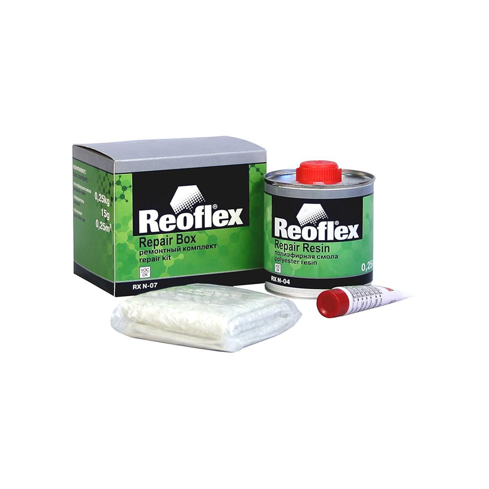 Ремонтный полиэфирный комплект Reoflex RX N-07 Repair Box 0,25 кг. #1