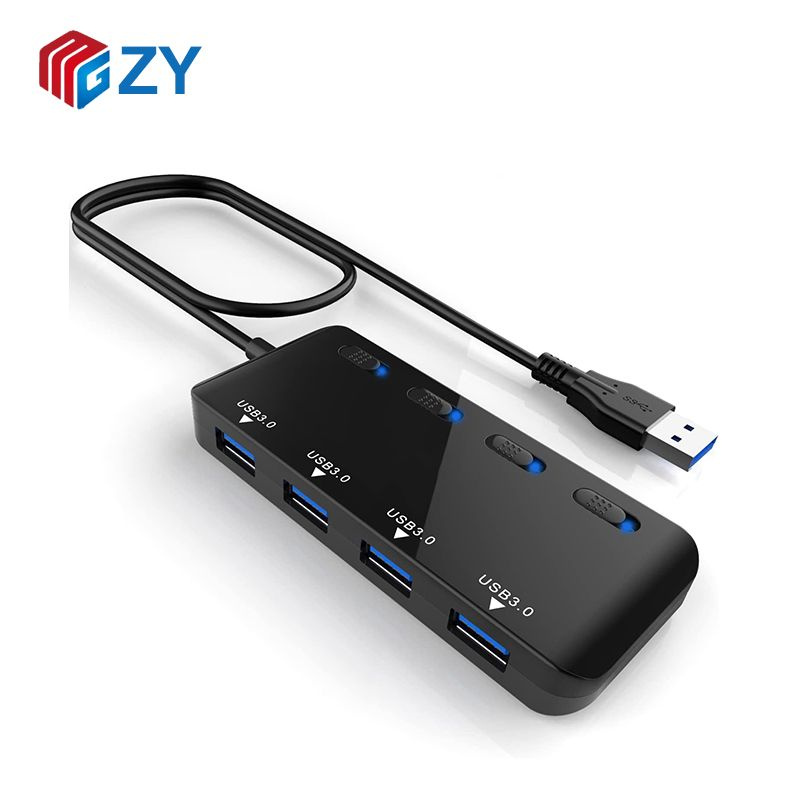 MGZY Расширитель USB многопортовый концентратор данных 3.0, разветвитель  #1