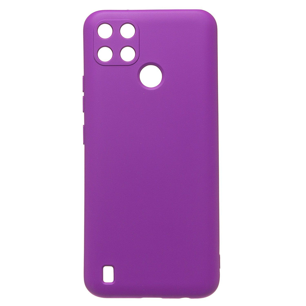 Чехол для Realme C21Y (RMX3261, RMX3263), C25Y (RMX3269) силиконовый Soft Touch 4 <фиолетовый> #1