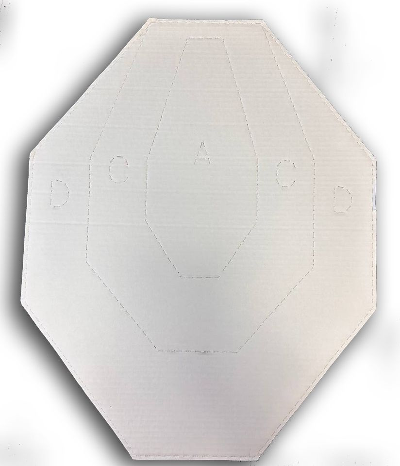 Мишень IPSC мини (белая) - купить с доставкой по выгодным ценам в ...