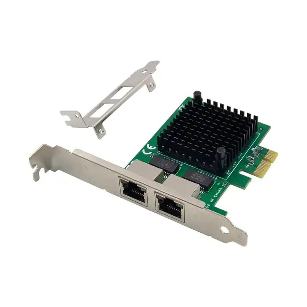 Сетевая карта PCIe x1 (I225-V) 2xRJ45 2.5Gbps Server NIC (ORIENT XWT-INT225L2PE) #1