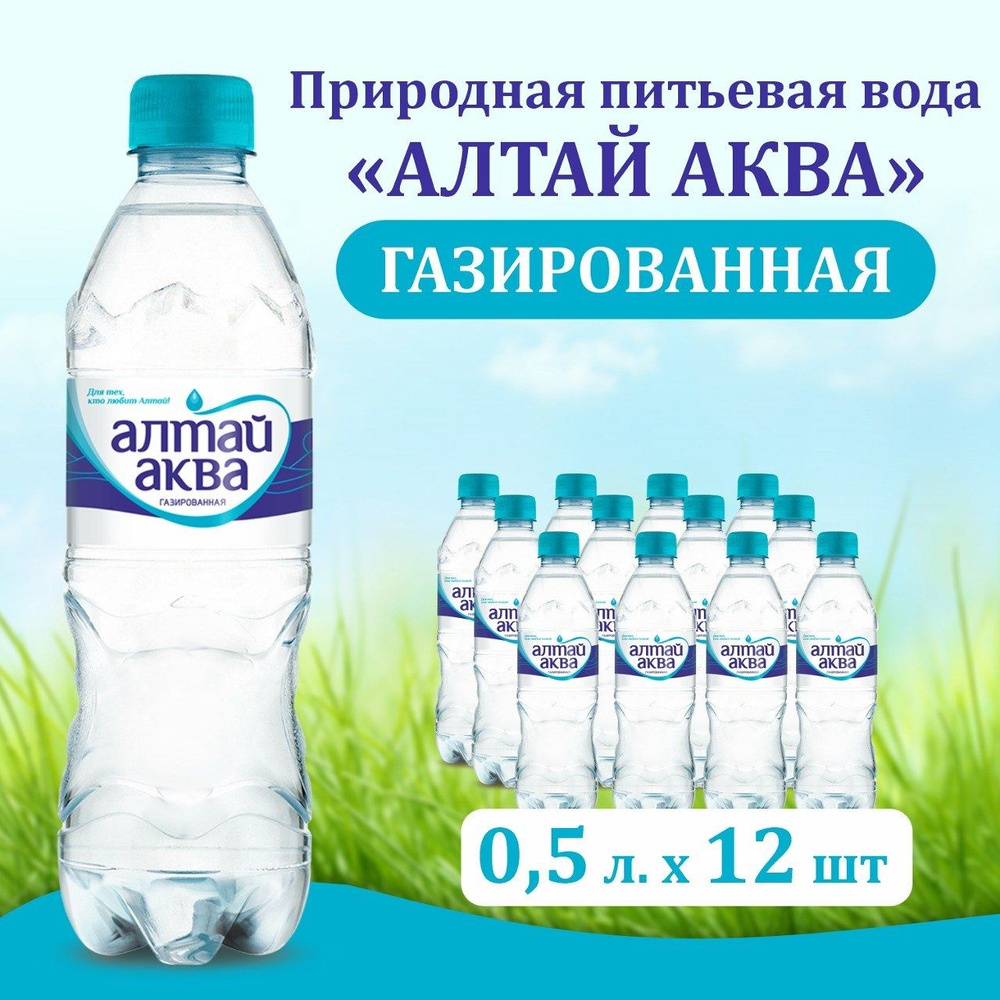 Бочкари Вода Питьевая Газированная 500мл. 12шт #1