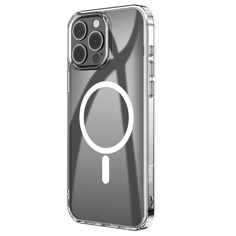 Чехол-накладка HOCO Magnetic Case iPhone 15 Pro Max прозрачный #1