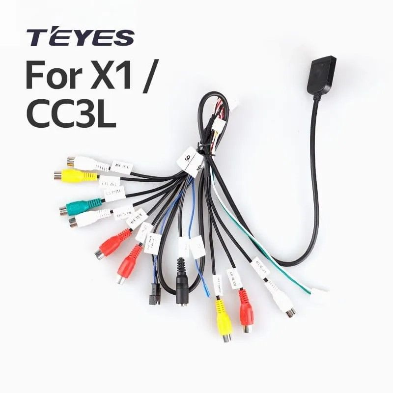 Провод RCA Teyes с внешним слотом под сим-карту для магнитол Teyes X1 ...