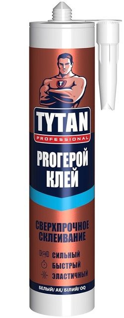 Клей монтажный Tytan PRO Герой, белый, 290мл #1