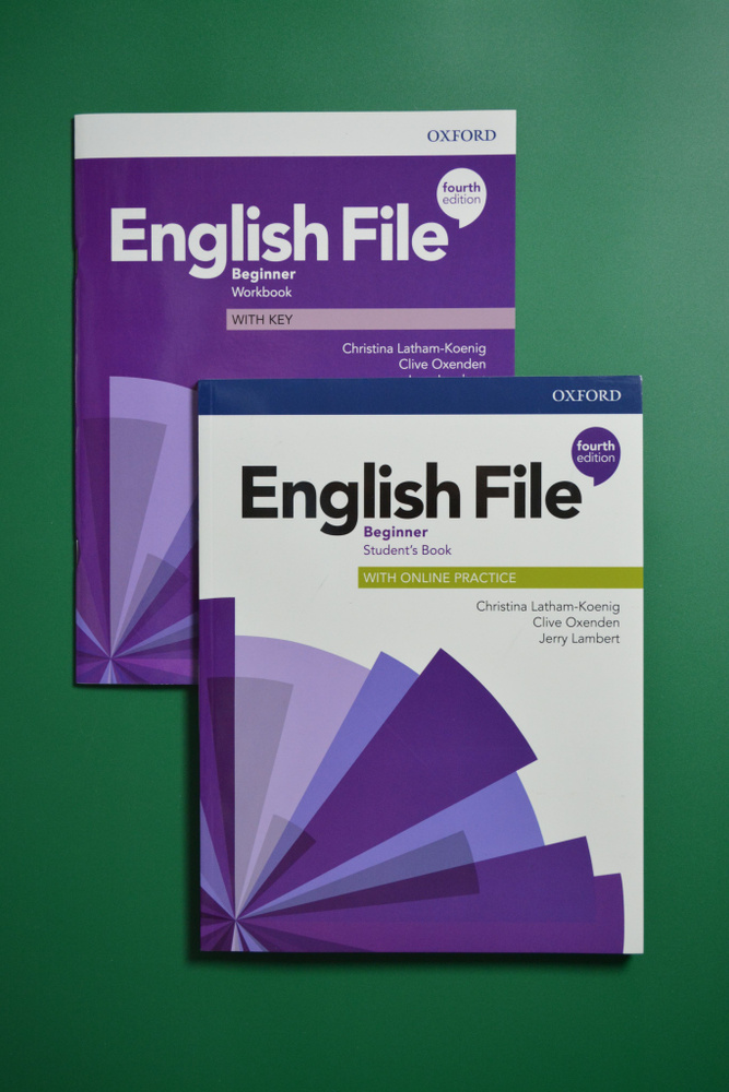 ENGLISH FILE Beginner, 4th Edition. Комплект: Учебник + Рабочая Тетрадь ...