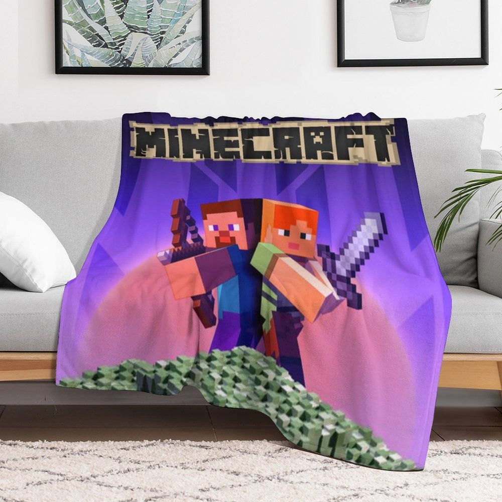 Minecraft Плед , Велсофт, 200х150 см #1