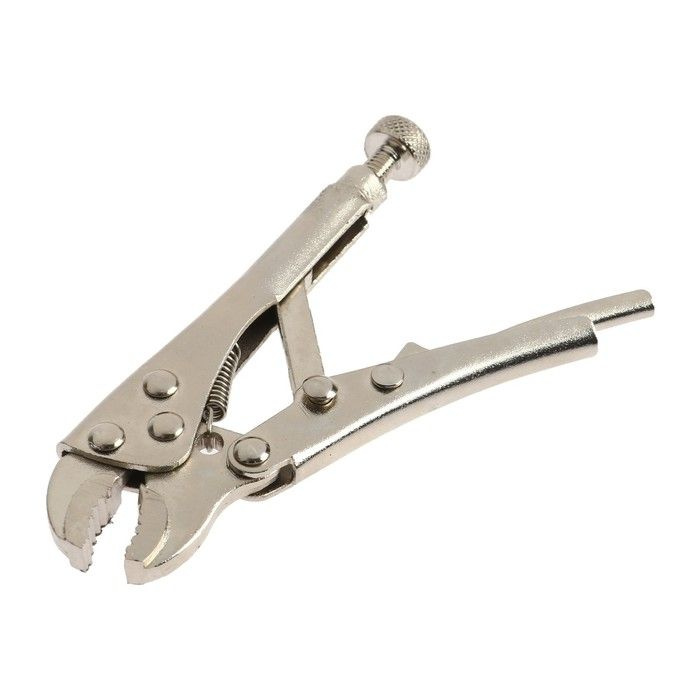 Зажим ручной ТУНДРА, полукруглый захват, с фиксатором, 105 мм - купить ...