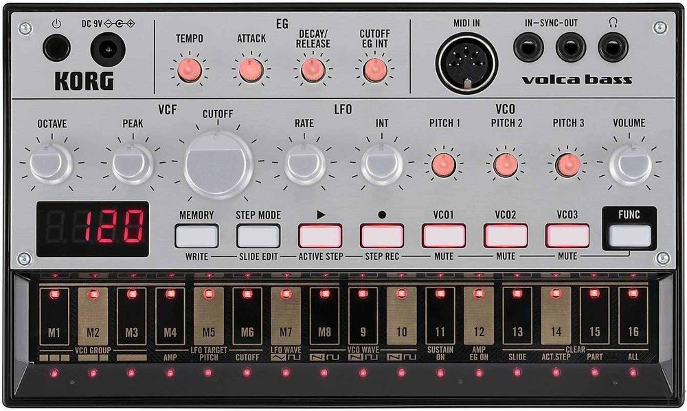 KORG volca bass Синтезатор аналоговый #1