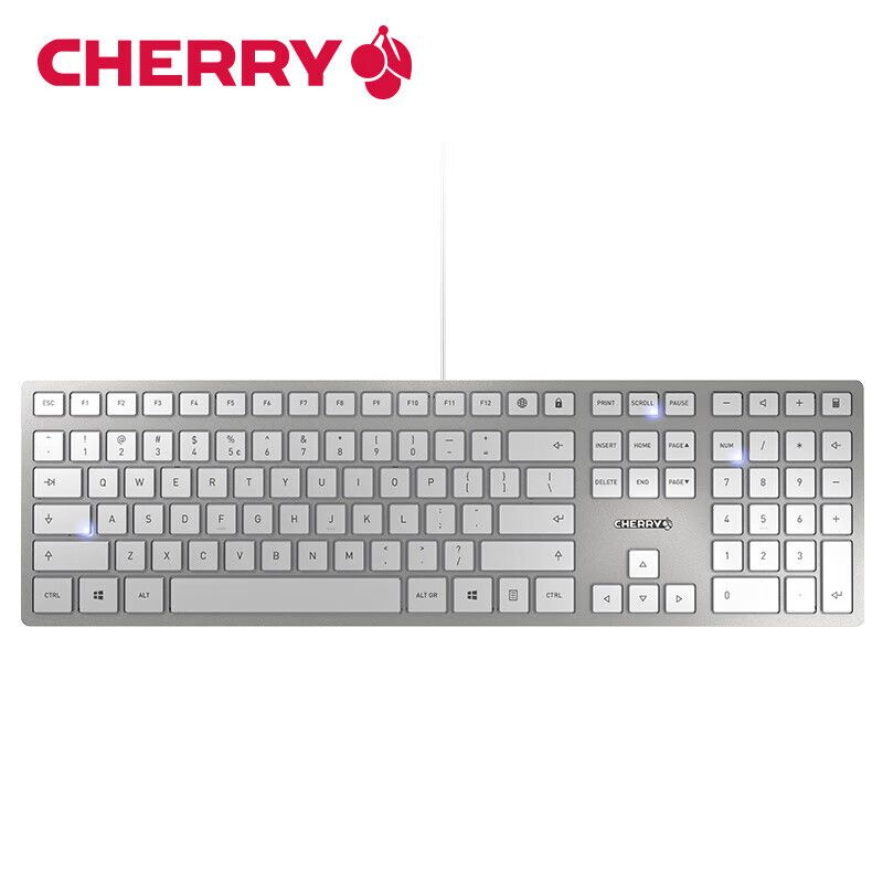 CHERRY Игровая клавиатура проводная KC6000-B, Английская раскладка, серебристый  #1