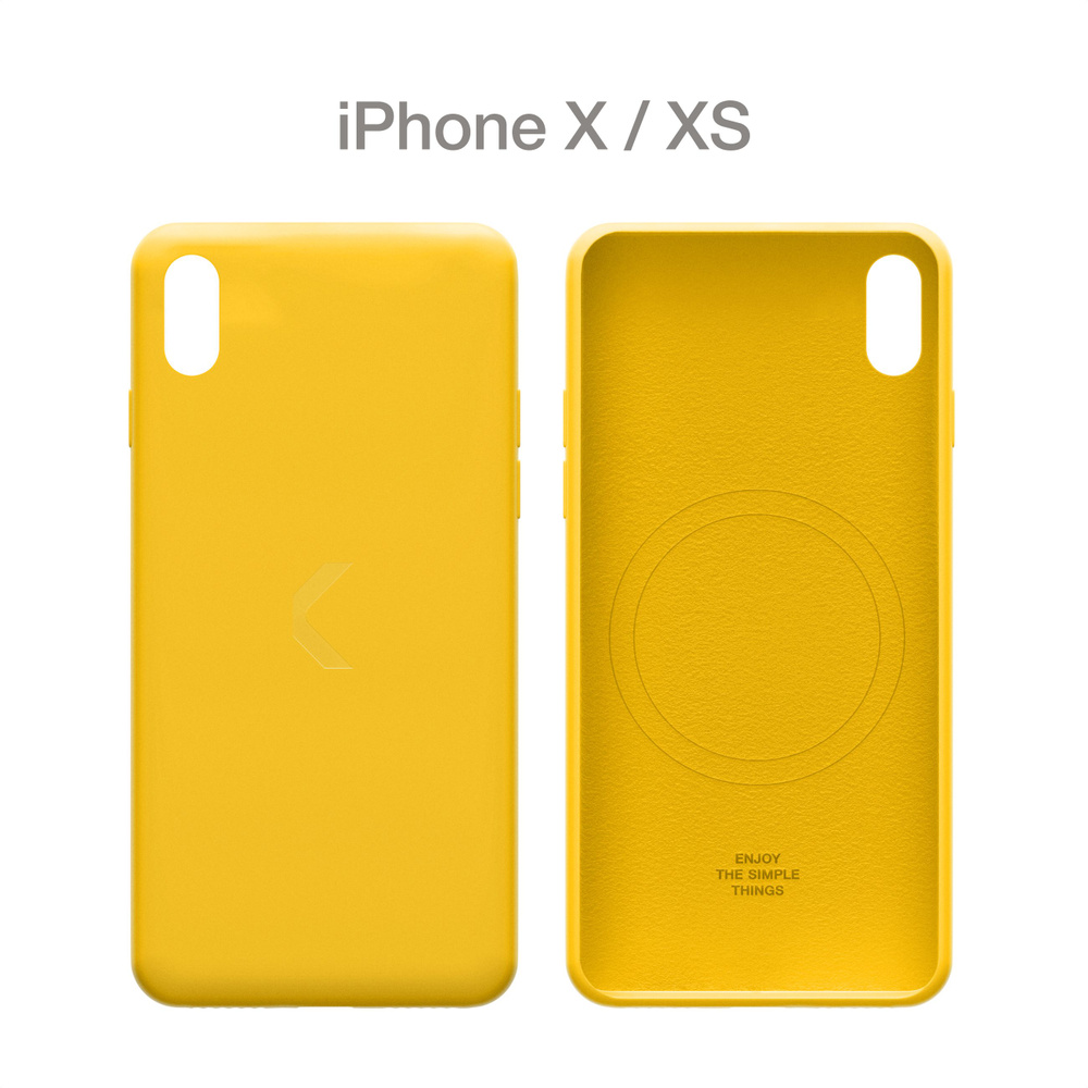 Силиконовый чехол COMMO Shield Case для iPhone X/Xs с поддержкой  беспроводной зарядки, Yellow - купить с доставкой по выгодным ценам в  интернет-магазине OZON (1401944391)