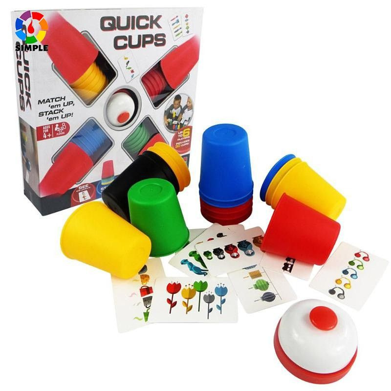 Speed Cups Stacking Game Quick Cups Game Карточная игра Настольная игра ...