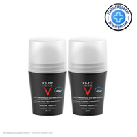 Набор VICHY Homme мужской дезодорант, для чувствительной кожи, 48 часов, 50 мл, 2 шт