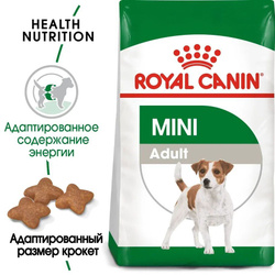 Корм для взрослых собак сухой Royal Canin Mini Adult для мелких пород, 2 кг, с птицей Royal Canin