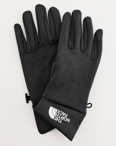 the north face etip gloves in grey