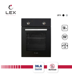 Духовой шкаф lex edm 4540 bl chao000354