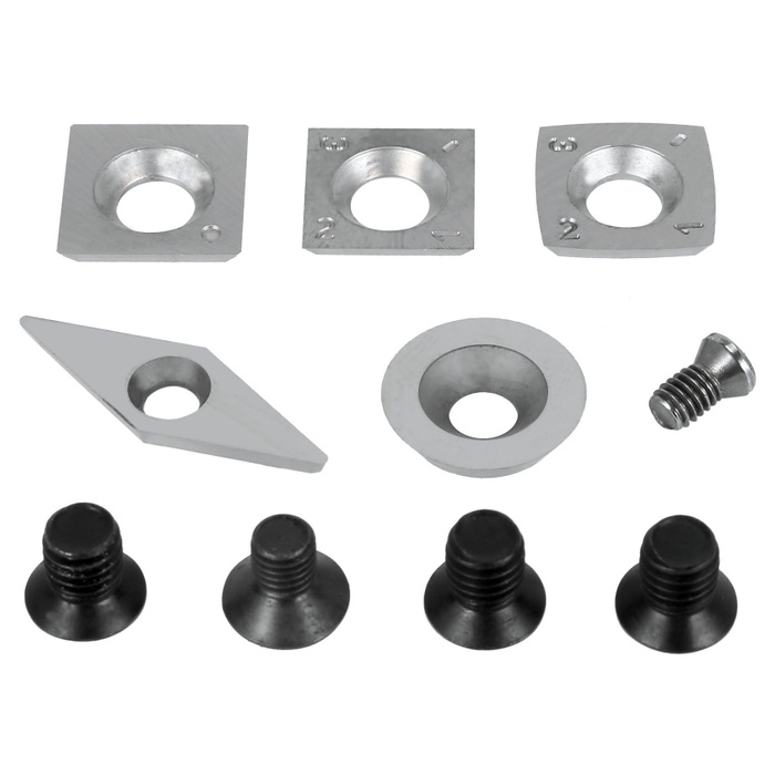 Набор из 5 токарных резцов из карбида вольфрама для токарного станка по ...