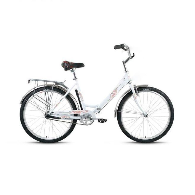 Городской Велосипед КУМИР 2601 колесо 26", складной, белый - купить по ...