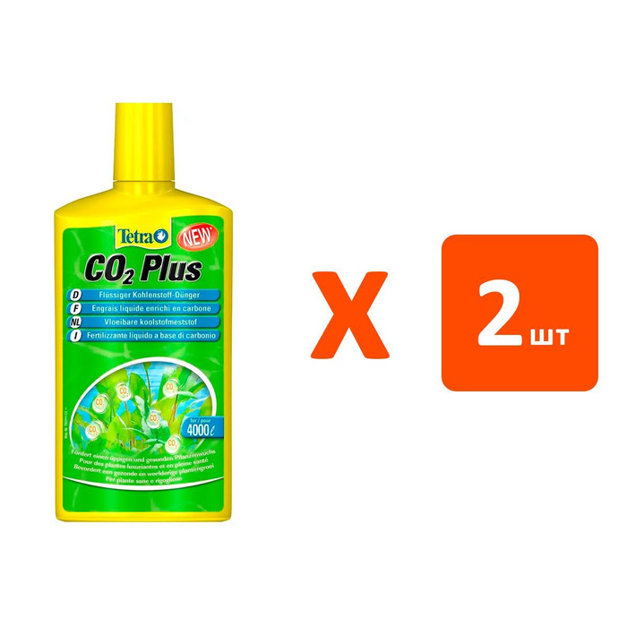 Удобрение для аквариумных растений TETRA CO2 PLUS (250 мл х 2 шт ...