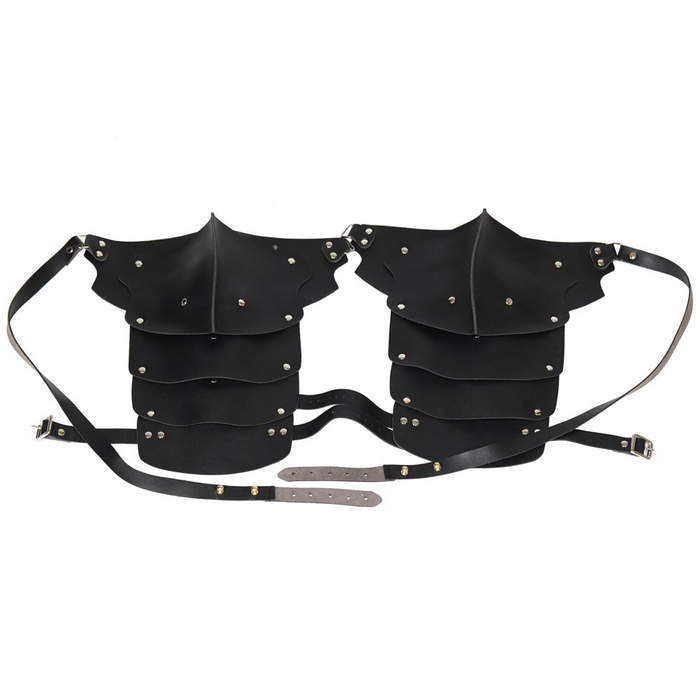 Наплечники доспехов из искусственной кожи, средневековая самурайская ...