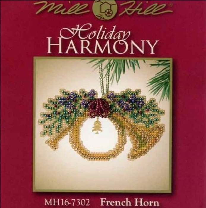 Holiday harmony. Christmas Jewelry Mill Hill.