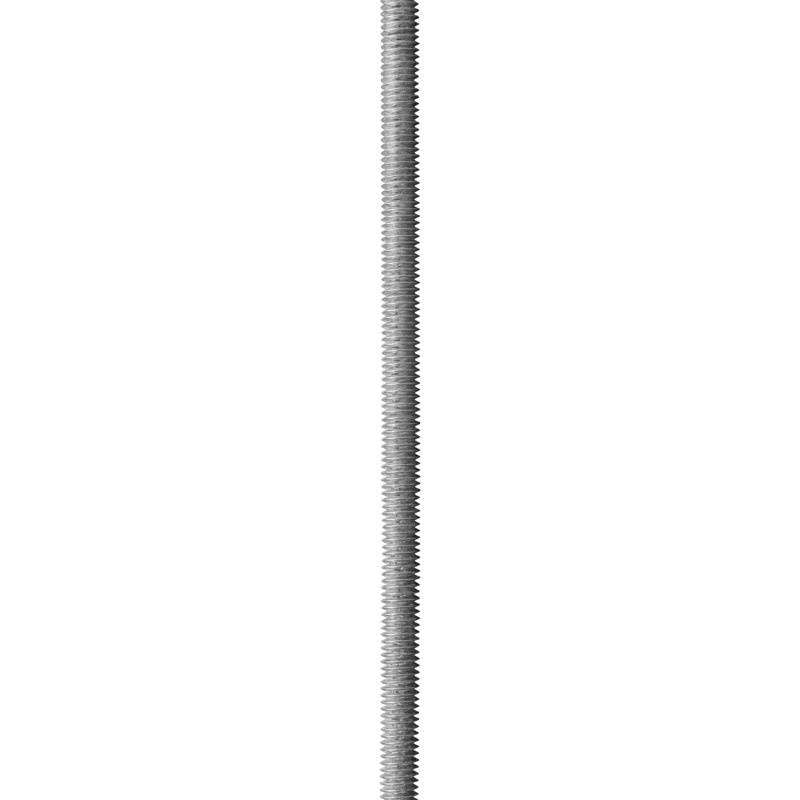 Шпилька резьбовая DIN 975, М8x1000, 1 шт, класс прочности 4.8, оцинкованная 4-303350-08-1000