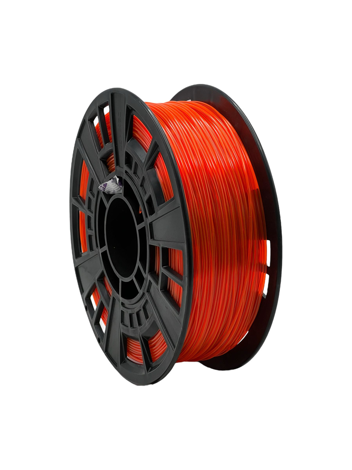 Пластик для 3D печати "НИТ", Petg оранжевый прозрачный флуоресцентный 1 ...