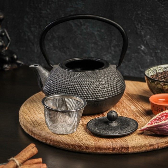 Чайник заварочный с ситечком чугунный 600 мл Восточная ночь - купить с ...