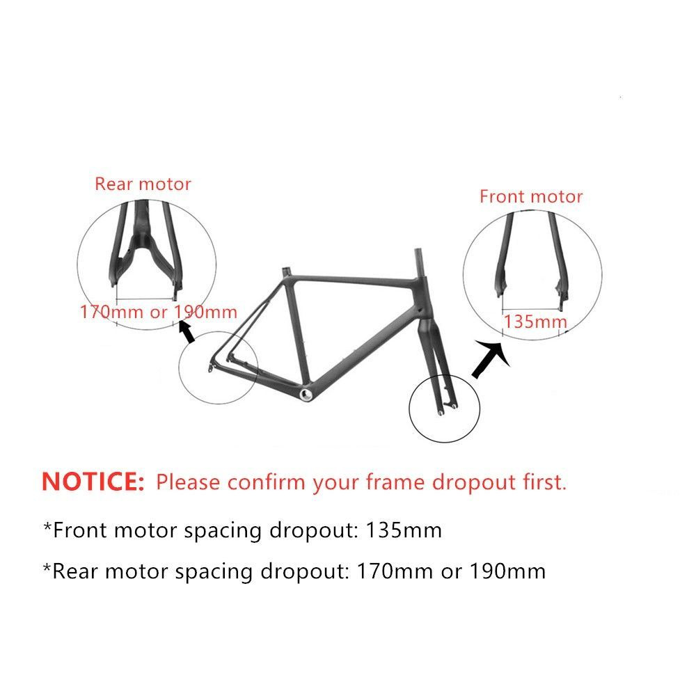 Мотор-колесо для фэтбайка 48V 1500W под трещетку С задней стороны ...