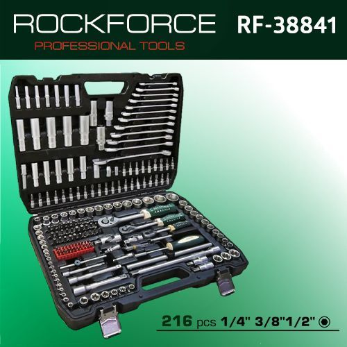 フェアルーセント 4品 Набор инструментов для автомобиля Rockforce 1/2&1/4&3/8DR с 6