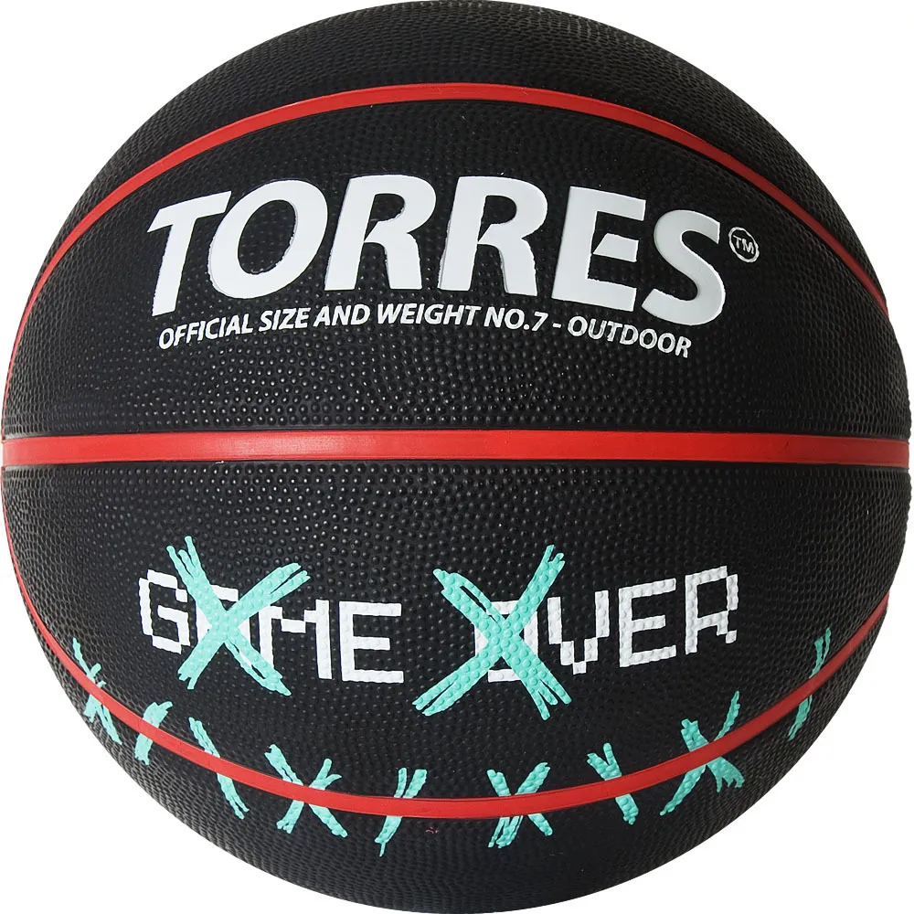 Мяч баскетбольный TORRES Game Over B02217, размер 7, резина, вариант, фото 6