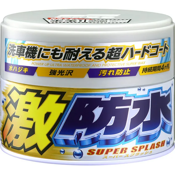 Soft99 Водоотталкивающий полироль для кузова автомобиля Water Block Wax 300мл для светлых (00341), 300 мл