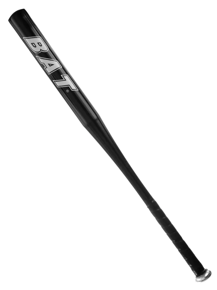 Бита бейсбольная металлическая алюминиевая Mr. Fox 28" (71 см), серая, с чехлом, черный, фото 4
