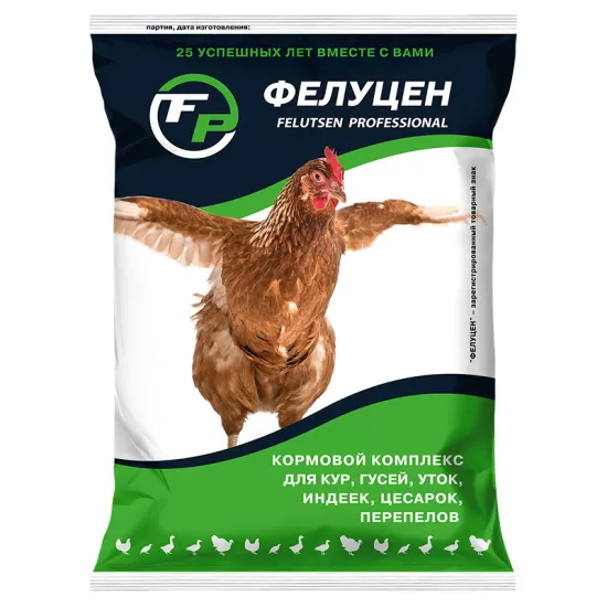 Фелуцен П2 кормовой комплекс для сельскохозяйственной птицы 1кг, 3 штуки, 1 кг, фото 4