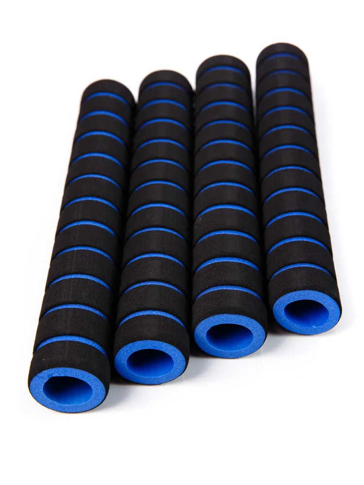 Ручки грипсы для турника 4 шт Estafit, неопреновые ручки, черно-синие, 4 шт, фото 2