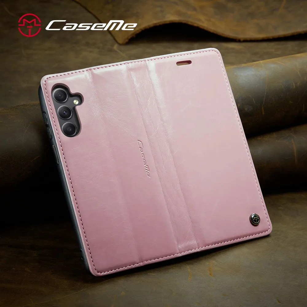 Caseme Кожаный книжка чехол для Samsung Galaxy A24 4G / Самсунг A24 4G с визитницей из экокожи, 4 г, 4 г, фото 6