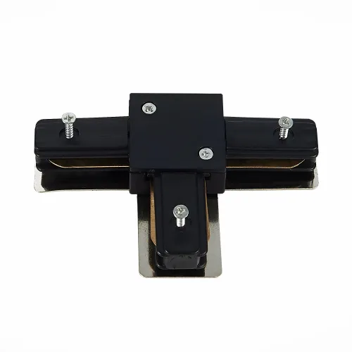 Коннектор T-образный ST LUCE цвет черный Однофазная трековая система BASE , ST002.439.00