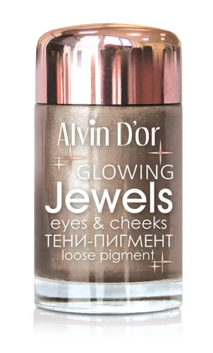 Alvin D'or, Тени-пигмент для век Jewels (08 Капучино)