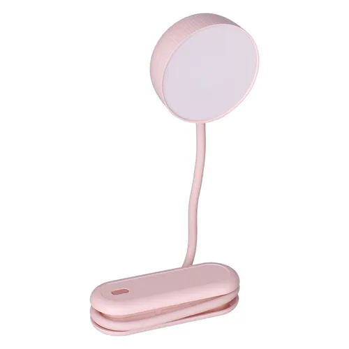 Настольная LED лампа с гибкой гусиной шеей, ночник, 3 цвета, плавная регулировка яркости, складная,